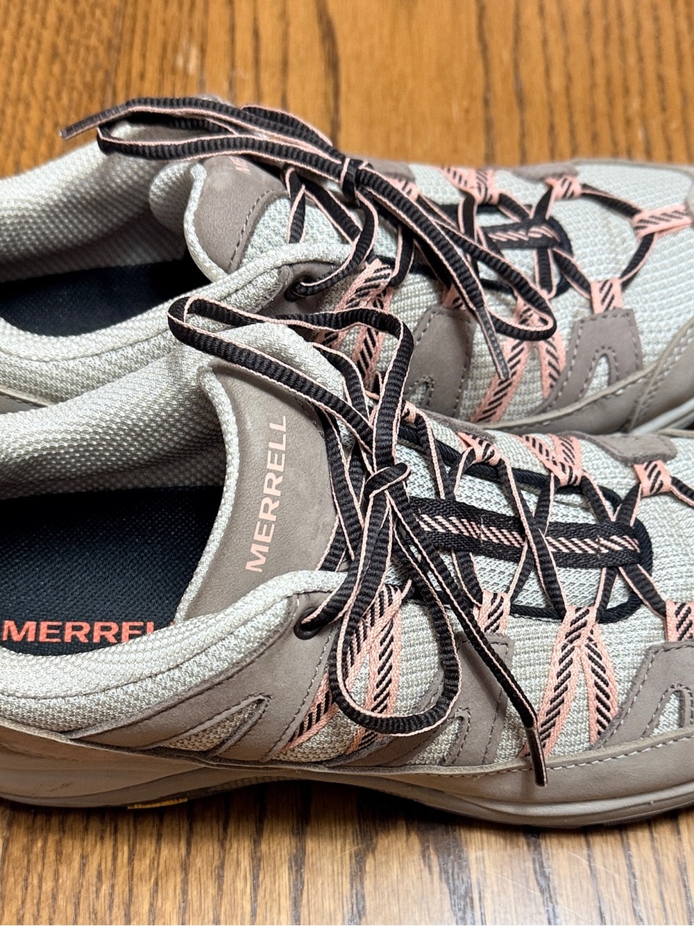 Merrell Women's Taupe and Pink Trail Shoes